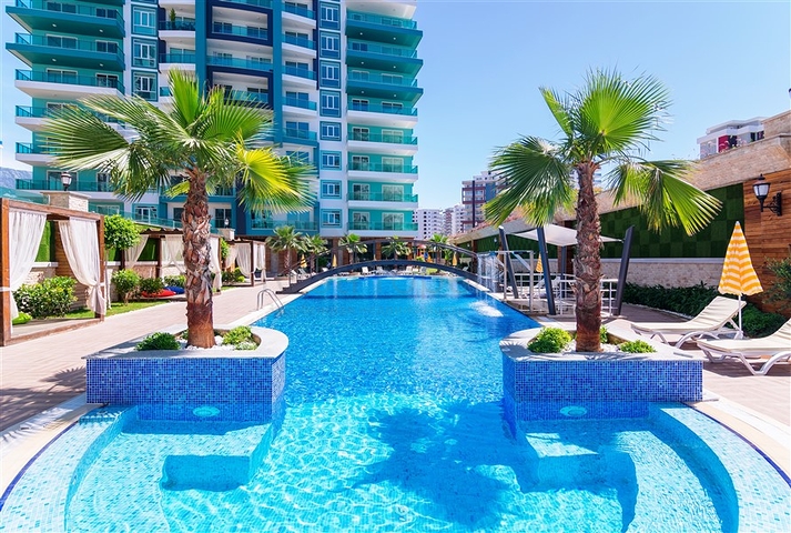 Новый комплекс в Махмутларе, на берегу Средиземного моря.