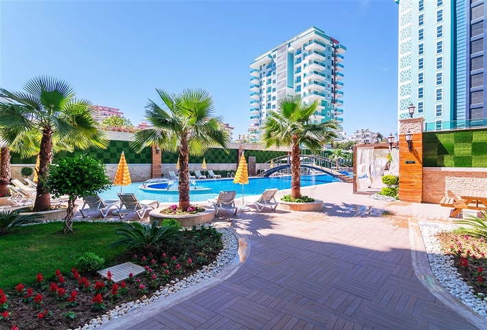 Новый комплекс в Махмутларе, на берегу Средиземного моря.