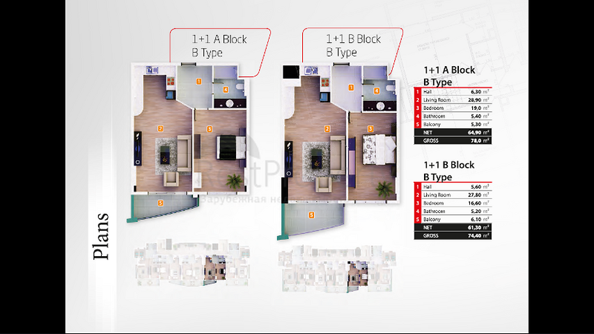 Новый комплекс в Махмутларе, на берегу Средиземного моря.