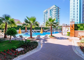 Новый комплекс в Махмутларе, на берегу Средиземного моря.