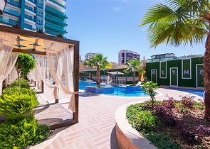 Новый комплекс в Махмутларе, на берегу Средиземного моря.