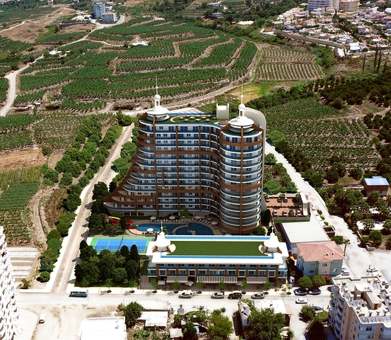 Апартаменты- студио в известном комплексе «Люмос» в Махмутларе 