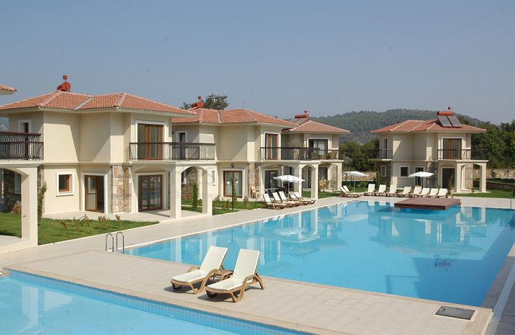 Отдельная вилла с общим бассейном в  Хисароню,Фетхие