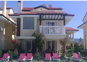 Меблированная Вилла с видом на море вблизи пляжа Чалыш, Фетхие