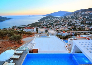 Частная вилла 5+1 в Калкане с видом на море и острова