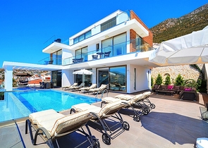 Частная вилла 5+1 в Калкане с видом на море и острова