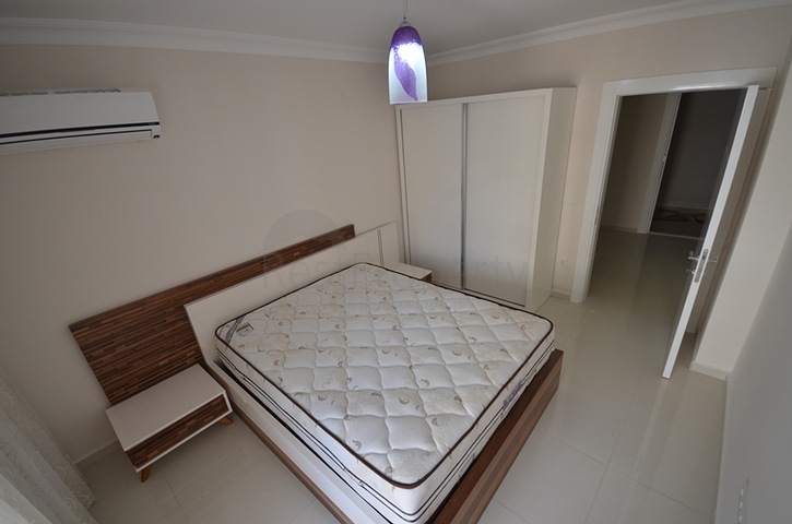 Светлая и просторная квартира в жилом комплексе с бассейном в районе Оба