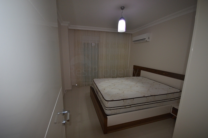 Светлая и просторная квартира в жилом комплексе с бассейном в районе Оба