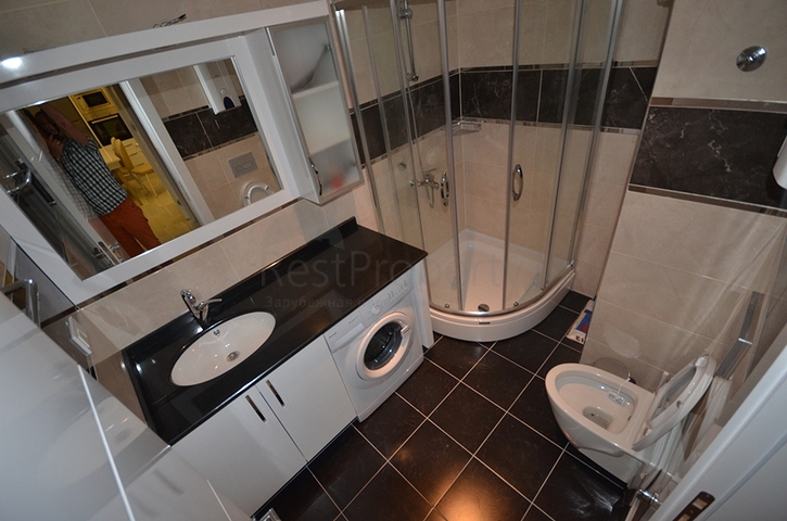 Светлая и просторная квартира в жилом комплексе с бассейном в районе Оба