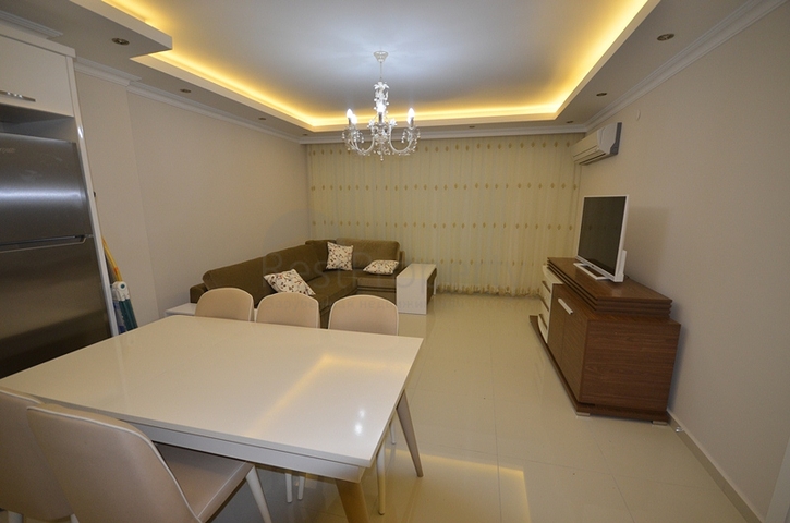 Светлая и просторная квартира в жилом комплексе с бассейном в районе Оба