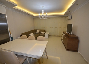 Светлая и просторная квартира в жилом комплексе с бассейном в районе Оба