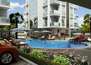 Уютная квартира с выходом в сад всего в 600 м от моря