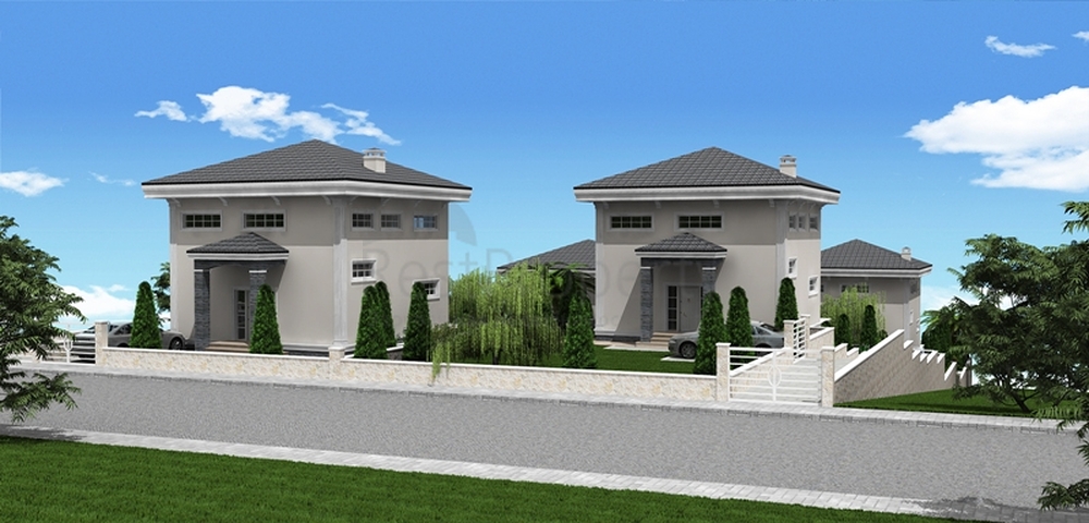 Вилла 4+1 на стадии проектирования в Олюдениз, Фетхие