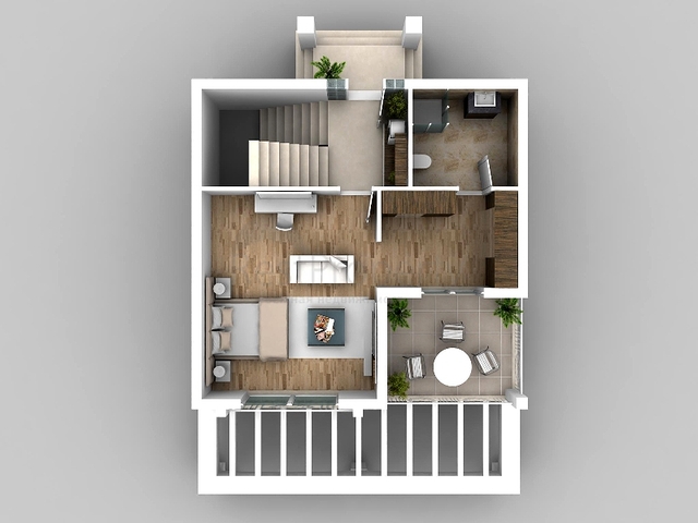 Вилла 4+1 на стадии проектирования в Олюдениз, Фетхие