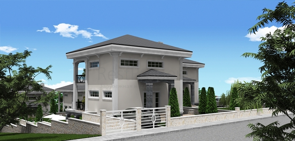 Вилла 4+1 на стадии проектирования в Олюдениз, Фетхие