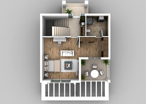 Вилла 4+1 на стадии проектирования в Олюдениз, Фетхие