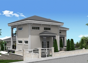 Вилла 4+1 на стадии проектирования в Олюдениз, Фетхие