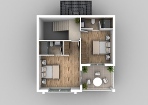 Вилла 4+1 на стадии проектирования в Олюдениз, Фетхие