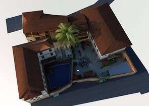 Земля с проектом отеля в Калеичи в Анталии