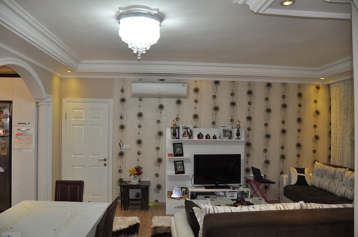 Квартира 2+1 в центре Алании с видом на горы и море