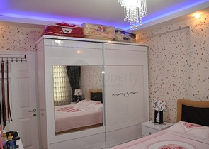 Квартира 2+1 в центре Алании с видом на горы и море