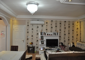 Квартира 2+1 в центре Алании с видом на горы и море