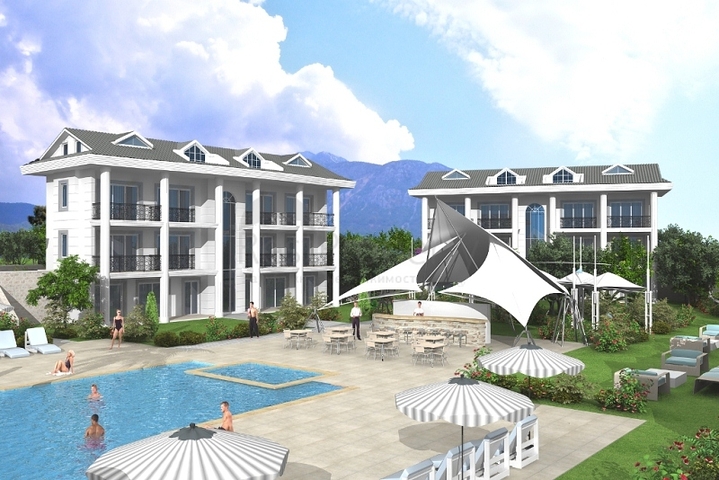 Современные апартаменты 2,3+1 в Хисароню