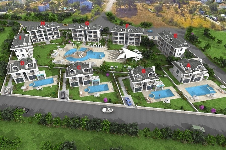 Современные апартаменты 2,3+1 в Хисароню