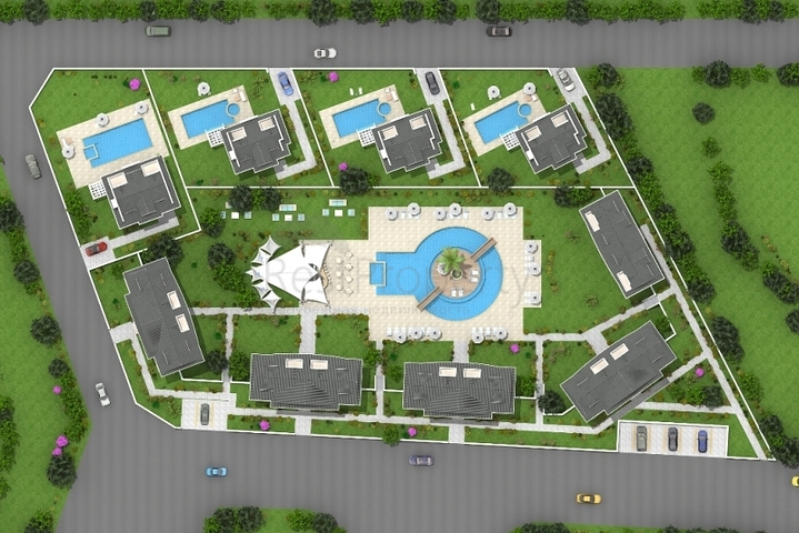 Современные апартаменты 2,3+1 в Хисароню