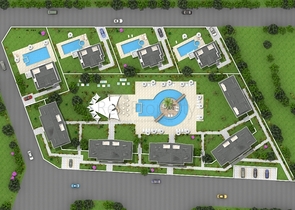 Современные апартаменты 2,3+1 в Хисароню