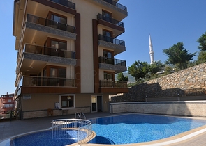 Новые квартиры 2+1 и 3+1  в комплексе  с видом на море