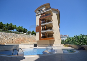 Новые квартиры 2+1 и 3+1  в комплексе  с видом на море