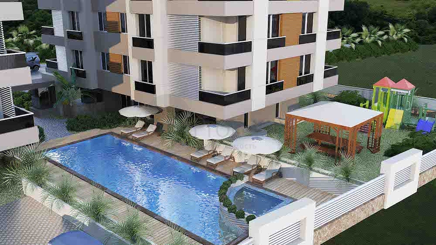 Квартиры 2+1 в новом готовом проекте в Анталии