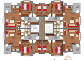 Квартиры 2+1 в новом готовом проекте в Анталии