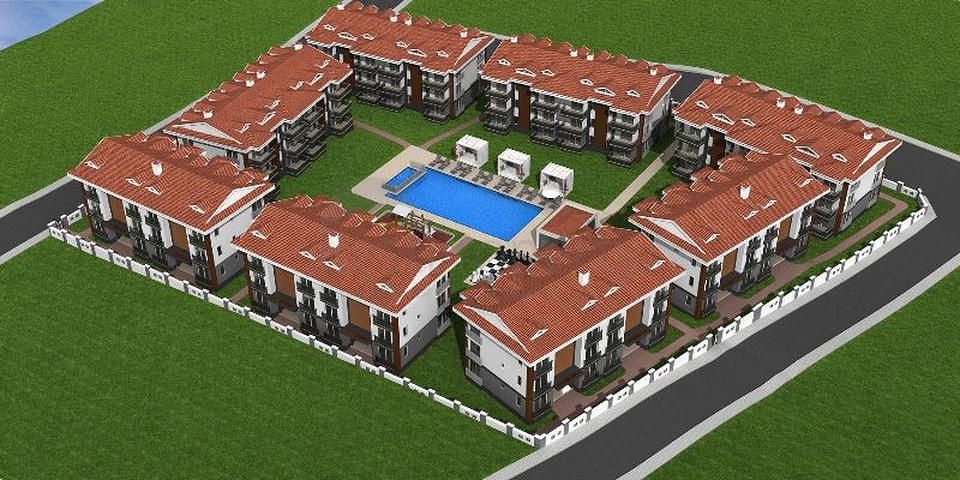 Новый проект в районе Ташьяка, Фетхие