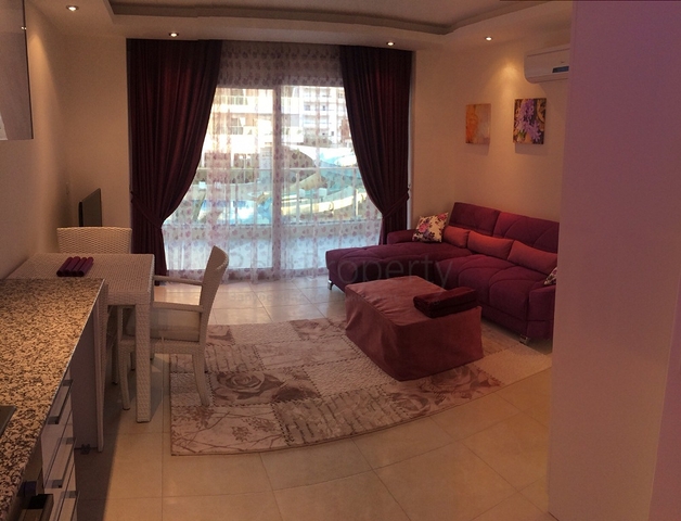 Квартира-студия в аренду в благоустроенном комплексе в Авсалларе