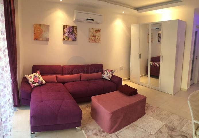 Квартира-студия в аренду в благоустроенном комплексе в Авсалларе