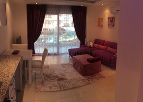 Квартира-студия в аренду в благоустроенном комплексе в Авсалларе