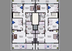 Квартиры в новом современном комплексе в центре Алании