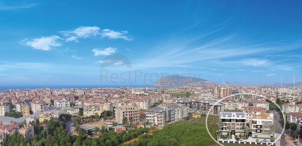 Апартаменты в новом комплексе городского типа в районе Оба