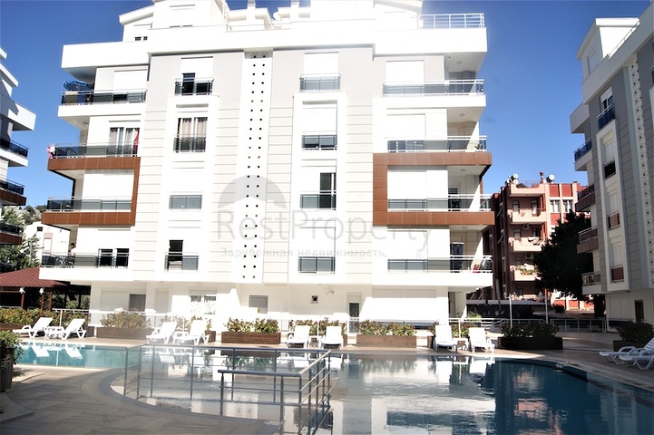 Квартира 1+1 с газовым отоплением в Коньяалты Анталья