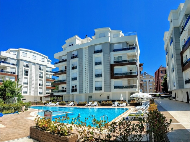 Квартира 1+1 с газовым отоплением в Коньяалты Анталья