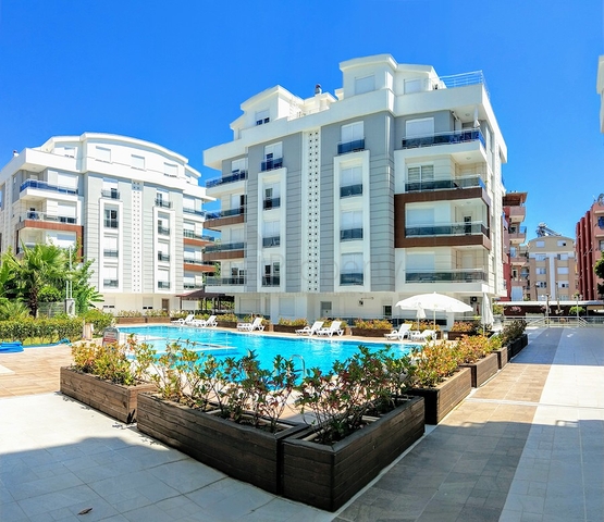 Квартира 1+1 с газовым отоплением в Коньяалты Анталья