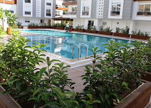 Квартира 1+1 с газовым отоплением в Коньяалты Анталья