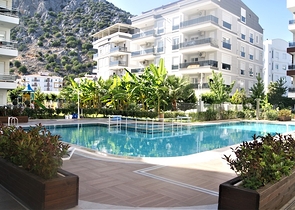 Квартира 1+1 с газовым отоплением в Коньяалты Анталья