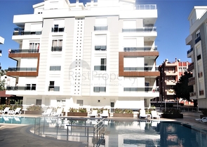 Квартира 1+1 с газовым отоплением в Коньяалты Анталья