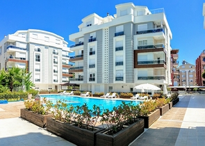 Квартира 1+1 с газовым отоплением в Коньяалты Анталья