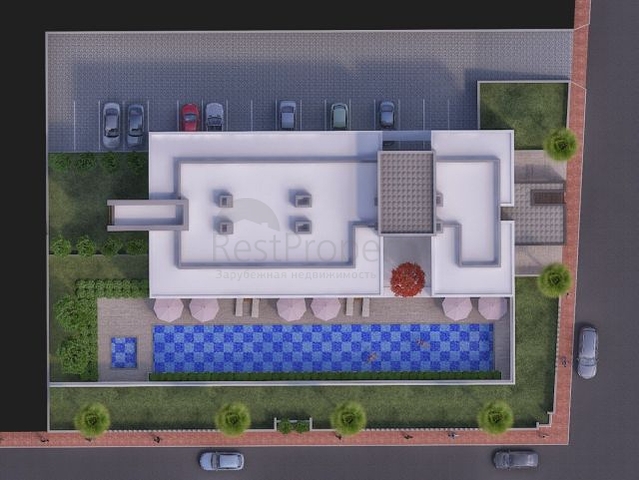 Квартиры 1+1  в комплексе с бассейном в районе Унжалы, Анталья