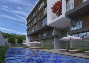 Квартиры 1+1  в комплексе с бассейном в районе Унжалы, Анталья