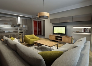 Квартиры 1+1  в комплексе с бассейном в районе Унжалы, Анталья